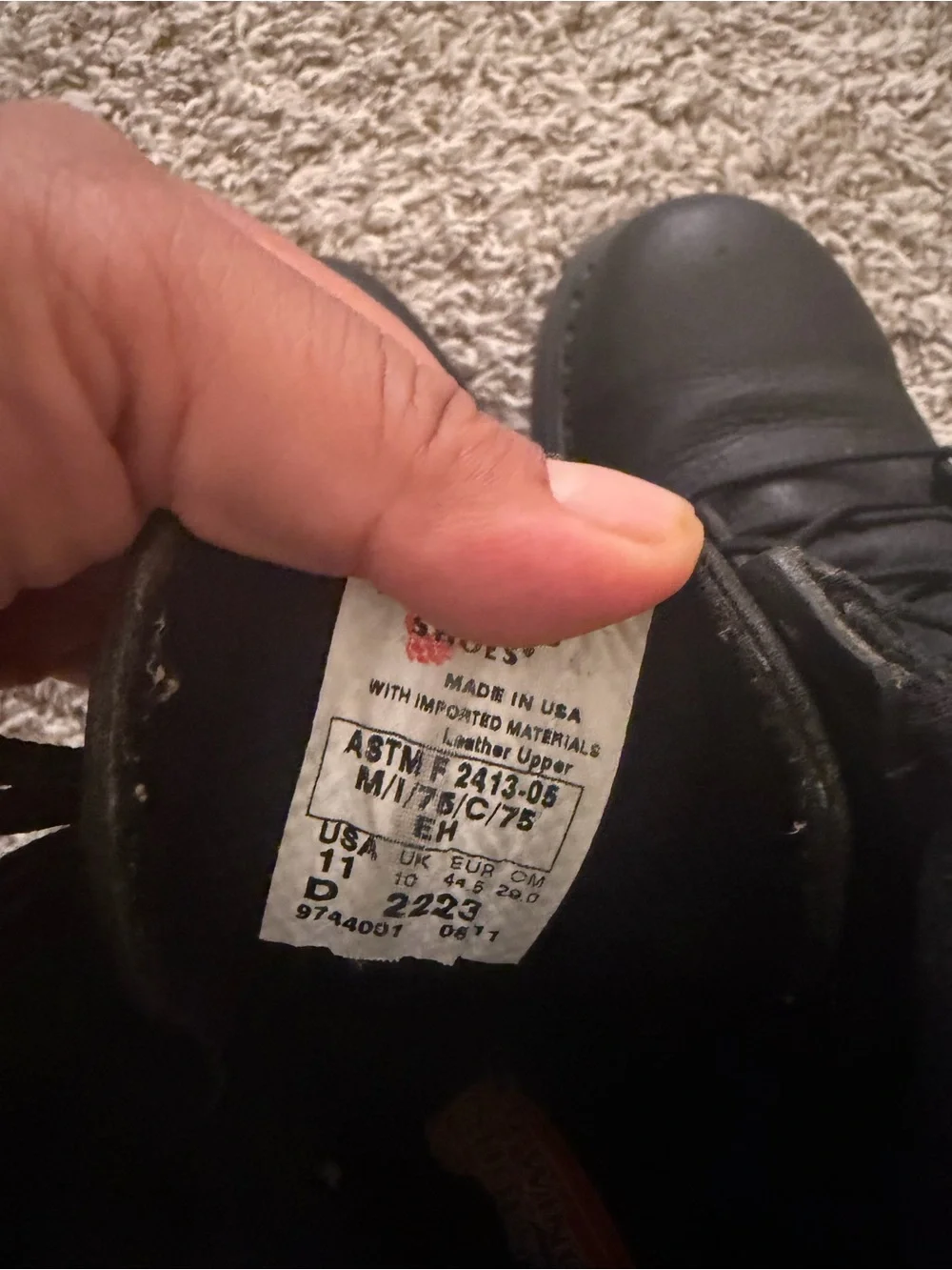 Red Wing DynaForce Black Men's Work Boots